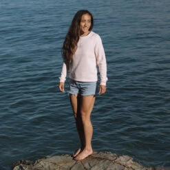 Remote Recycled Cotton Sweatshirt - Barely Pink -Passenger Clothing Store 10 0003 TBP 260521 182557