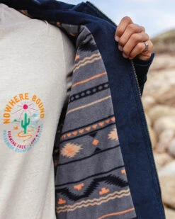 Alder Cord Jacket - Deep Navy -Passenger Clothing Store 12 0023 TY84 193