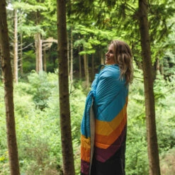 Nomadic Recycled Sherpa Blanket - Sky Blue Mountain 23 Nomadic Recycled Sherpa Blanket - Sky Blue Mountain -Passenger Clothing Store 15 0004 TY37 Lydia Low 35