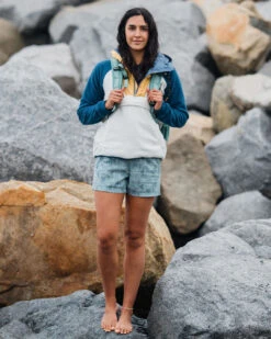 Way Out Organic Cotton All Purpose Short - Pistachio Ore Pattern -Passenger Clothing Store 1 0000 20230524 Passenger SouthPonto BZ9 0073