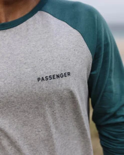 Made To Roam Recycled LS T-Shirt - Grey Marl -Passenger Clothing Store 1 0000 TY88 149