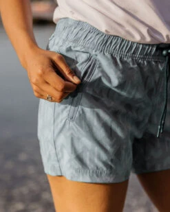 Way Out Organic Cotton All Purpose Short - Pistachio Ore Pattern -Passenger Clothing Store 1 0007 TY105 222