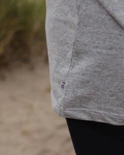 Odyssey Recycled Cotton T-Shirt - Grey Marl -Passenger Clothing Store 1 0009 TY88 125