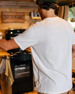 Nature Recycled Cotton T-Shirt - White -Passenger Clothing Store 1 0024 TY90 29