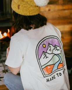 Friday Collective Recycled Cotton T-Shirt - Birch -Passenger Clothing Store 1 0036 TY90 8