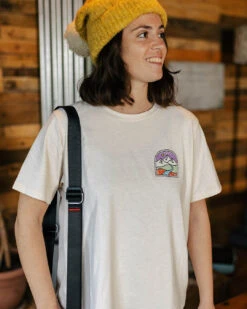 Friday Collective Recycled Cotton T-Shirt - Birch -Passenger Clothing Store 1 0038 TY90 5