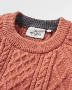 Sandbar Cable Knitted Jumper - Baked Clay -Passenger Clothing Store 1eYUcaO5FdzjM2qJmsAIxuXqjTgHxMioxG0bdgnl1ZM
