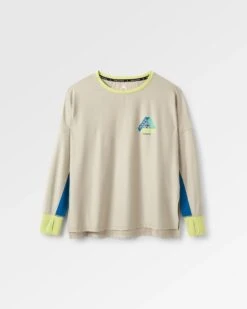 Pacifica Recycled Active LS Top - Birch Marl