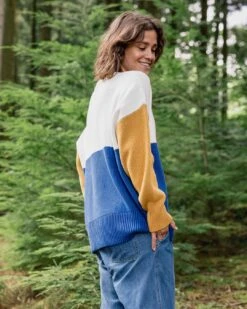 Gondwana Organic Oversized Knitted Jumper - True Blue -Passenger Clothing Store 2R4rkpL2HiqQKeO5XvaGSKiu1raC WWLxdhWn90E3xQ