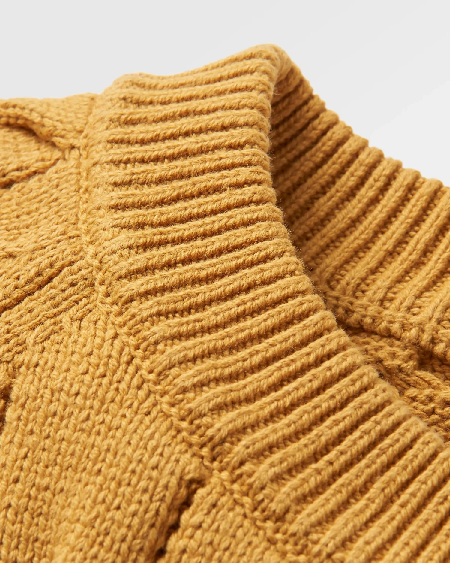 Comfort Organic Knitted Jumper - Mustard Gold 8 Comfort Organic Knitted Jumper - Mustard Gold - Image 6