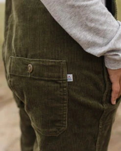 Tiaga Cord Dungarees - Khaki -Passenger Clothing Store 2 0004 TY88 262