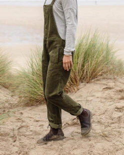 Tiaga Cord Dungarees - Khaki -Passenger Clothing Store 2 0007 TY88 243