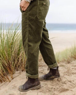 Tiaga Cord Dungarees - Khaki -Passenger Clothing Store 2 0008 TY88 242