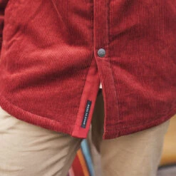 Kodiak Sherpa Lined Cord Overshirt - Russet Brown -Passenger Clothing Store 2 0009 TY50 104