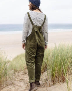 Tiaga Cord Dungarees - Khaki -Passenger Clothing Store 2 0010 TY88 239