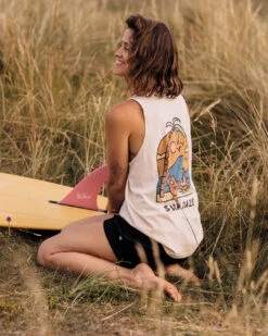 Sundaze Recycled Cotton Vest - Birch -Passenger Clothing Store 2 0016 TY108 84