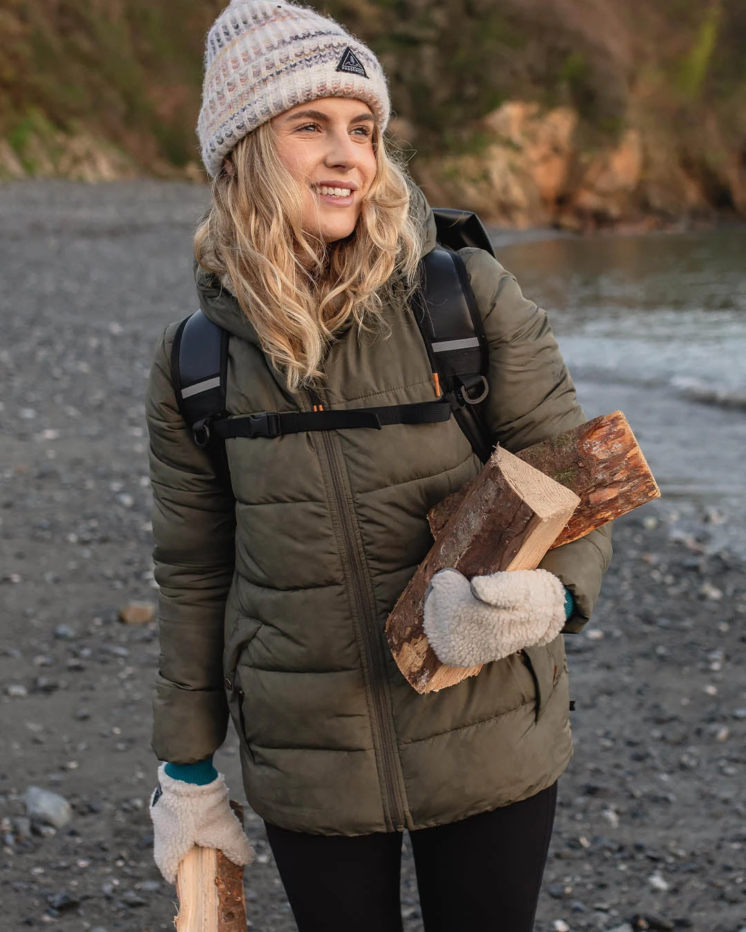 Tide 25L Recycled Dry Bag Backpack - Black 4 Tide 25L Recycled Dry Bag Backpack - Black - Image 2