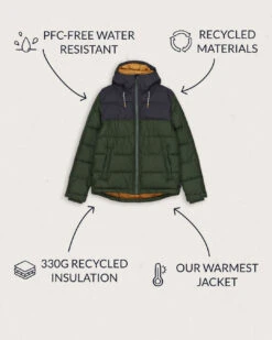 Manitoba Recycled Jacket - Fir Tree -Passenger Clothing Store 30 cdad55ab 0d77 4f0f abe7 e8310e7ad81c