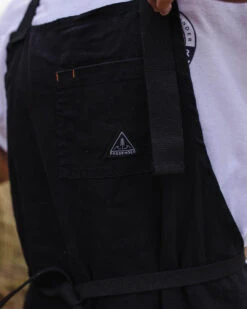Yard Organic Cotton Denim Apron - Black 15 Yard Organic Cotton Denim Apron - Black -Passenger Clothing Store 3 0011 TY88 402