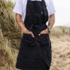 Yard Organic Cotton Denim Apron - Black -Passenger Clothing Store 3 0013 TY88 399