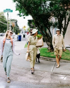 Bluebell Organic Cotton Boiler Suit - Biscuit -Passenger Clothing Store 3 0020 20230301 PassengerOahu BZ9 6381