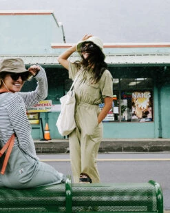 Bluebell Organic Cotton Boiler Suit - Biscuit -Passenger Clothing Store 3 0026 20230301 PassengerOahu BZ9 6221