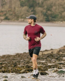 Trail Recycled Active T-Shirt - Wine 14 Trail Recycled Active T-Shirt - Wine -Passenger Clothing Store 3 0030 TY Activewear 176