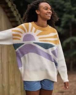 Sunsets Recycled Knitted Jumper - Marshmallow -Passenger Clothing Store 4zMCP2x69fIzUMwSHPi OR6N0Ox7JOVp1egK5OXZDBo
