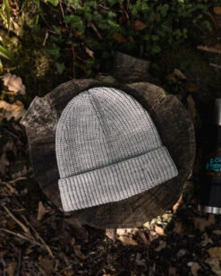 Compass Recycled 2.0 Beanie - Light Grey Marl