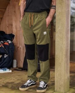 Set Off Recycled Polar Fleece Jogger - True Black/ Khaki -Passenger Clothing Store 5BQtrfXdrHq037c nqo9dcB2D4ZO CR3NUXbkKWpySI