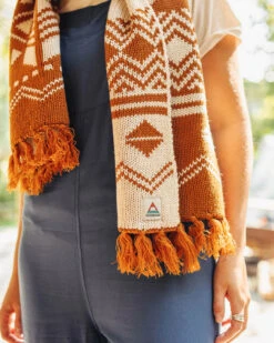 West Coast Recycled Acrylic Scarf - Glazed Ginger -Passenger Clothing Store 5 0017 TY85 135