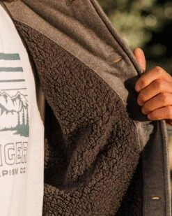 Freestyle Sherpa-Lined Overshirt - Grey Marl -Passenger Clothing Store 5sBW6g3nI3m YKgtBGA507genRyZrArvGmlrz39YglU