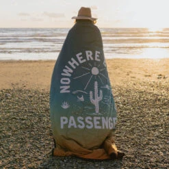 Nomadic Recycled Towel Blanket - Blue/Orange Fade -Passenger Clothing Store 7 0002 TY74 306