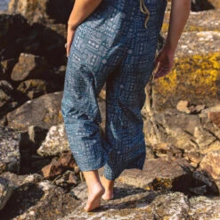 Spirit Jumpsuit - Blue Coral Geo Tile -Passenger Clothing Store 8 0003 TY78 358