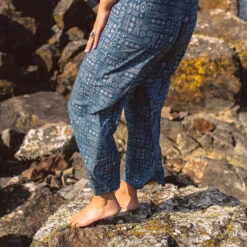 Spirit Jumpsuit - Blue Coral Geo Tile -Passenger Clothing Store 8 0005 TY78 357