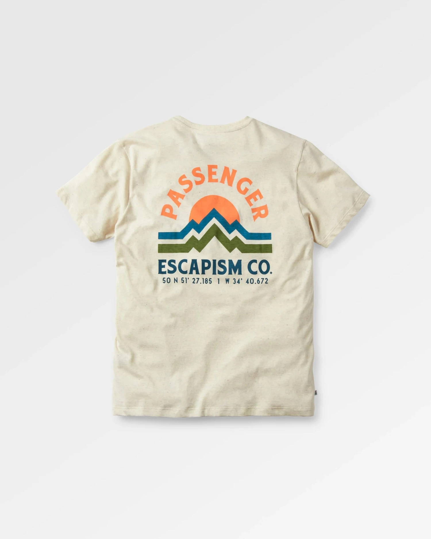 Breathe Recycled Cotton Marl T-Shirt - Milky Marl 3 Breathe Recycled Cotton Marl T-Shirt - Milky Marl