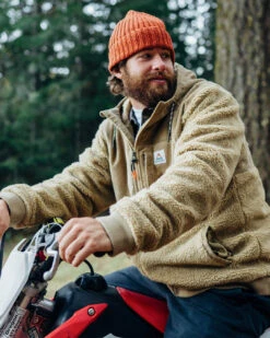 Adventure Recycled Deep-Pile Sherpa Fleece - Biscuit