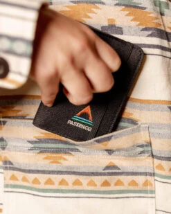 Essentials Recycled Wallet - Black -Passenger Clothing Store 9 0037 TY90 526