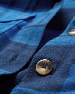 Harmony Organic Cotton Check Shirt - True Blue -Passenger Clothing Store ASsgZgBC93y7wisoXR6zMW34IqPPrcUQmWljSUjkIFQ