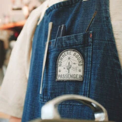 Yard Organic Cotton Denim Apron - Dark Denim -Passenger Clothing Store AndrewHorseman 1 1Ratio 1