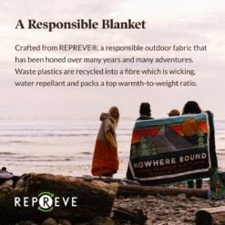 Nomadic Recycled Sherpa Blanket - Purple Mountain -Passenger Clothing Store Aresponsibleblanket 56395694 ce37 402e ac6f d662426d8780