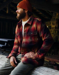 Barren Heavyweight Overshirt - Wine