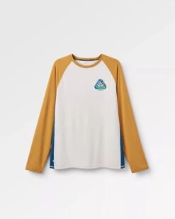 Range Recycled Active LS T-shirt - Dusty Ochre/ Vintage White -Passenger Clothing Store BTm pB joXJOyF1hVbOkx71eMHdYTly3oT1eFFNR9tY