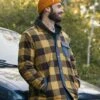 Firelight Sherpa Lined Overshirt - Golden Brown Check -Passenger Clothing Store CbwGRpwaF6e huZNtXMfTCcDkTIGW34mk74IflwtxXs