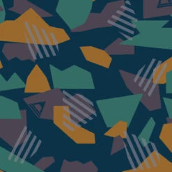 Clover Recycled Deep-Pile Sherpa Fleece - Deep Blue Camo Pattern -Passenger Clothing Store Deep Blue Camo Pattern 86c6179a 1672 4796 bf4b db0d35264fa7