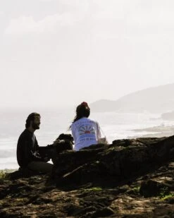 Drifters Recycled Cotton LS T-Shirt - White -Passenger Clothing Store DriftersRecycledCottonLsT shirt White 4 5Ratio 1