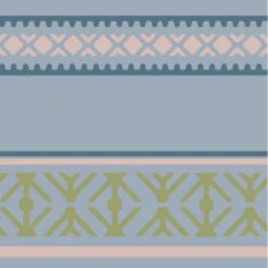 Whimsical Recycled Oversized Polo Neck Knitted Jumper - Homespun Stripe Blue Fog -Passenger Clothing Store EO sLN0nUuT7P5b686n cstG5SVhSjHrPQk96qvR2P8