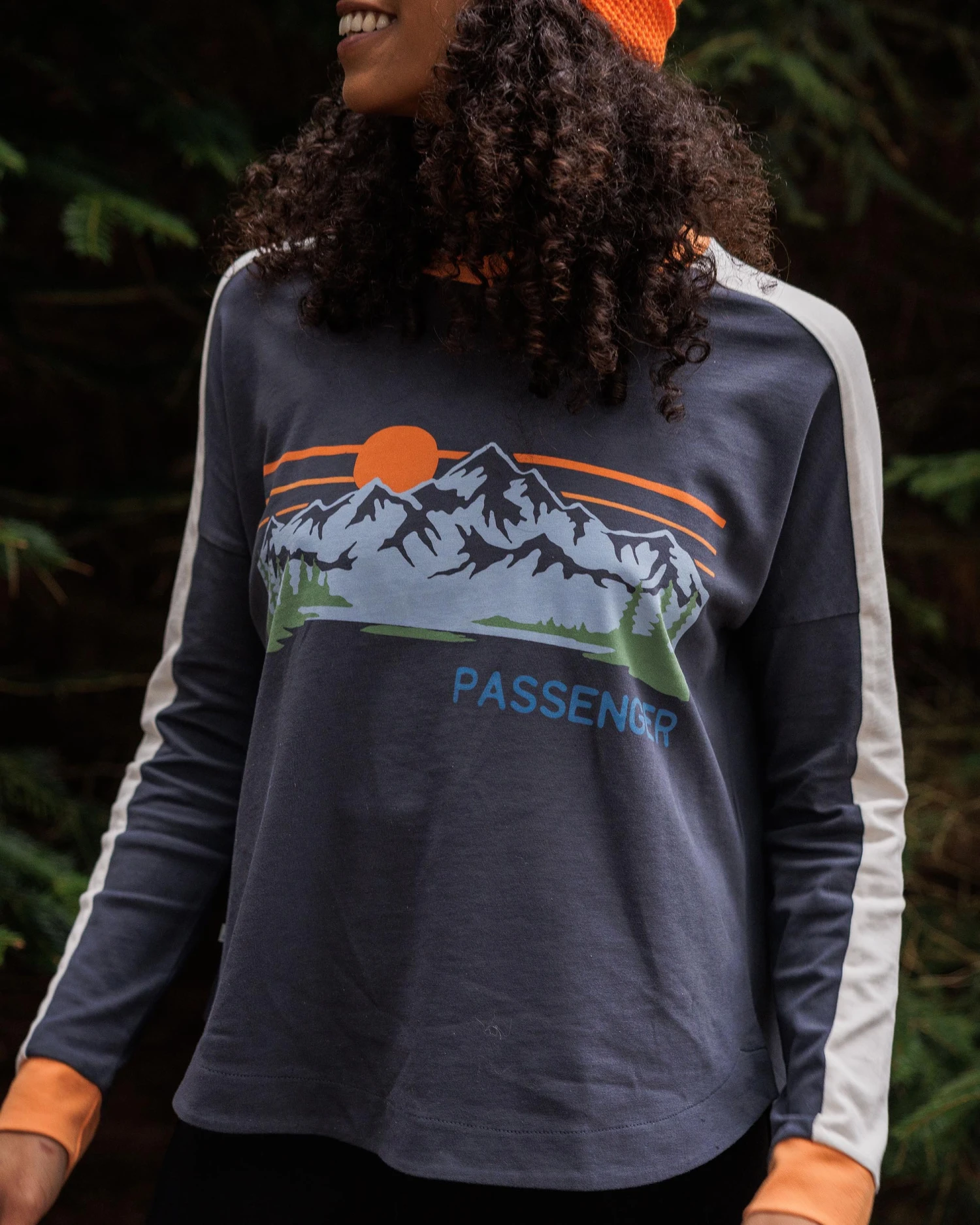 Hilltop Organic Cotton LS T-Shirt - Charcoal 7 Hilltop Organic Cotton LS T-Shirt - Charcoal - Image 5