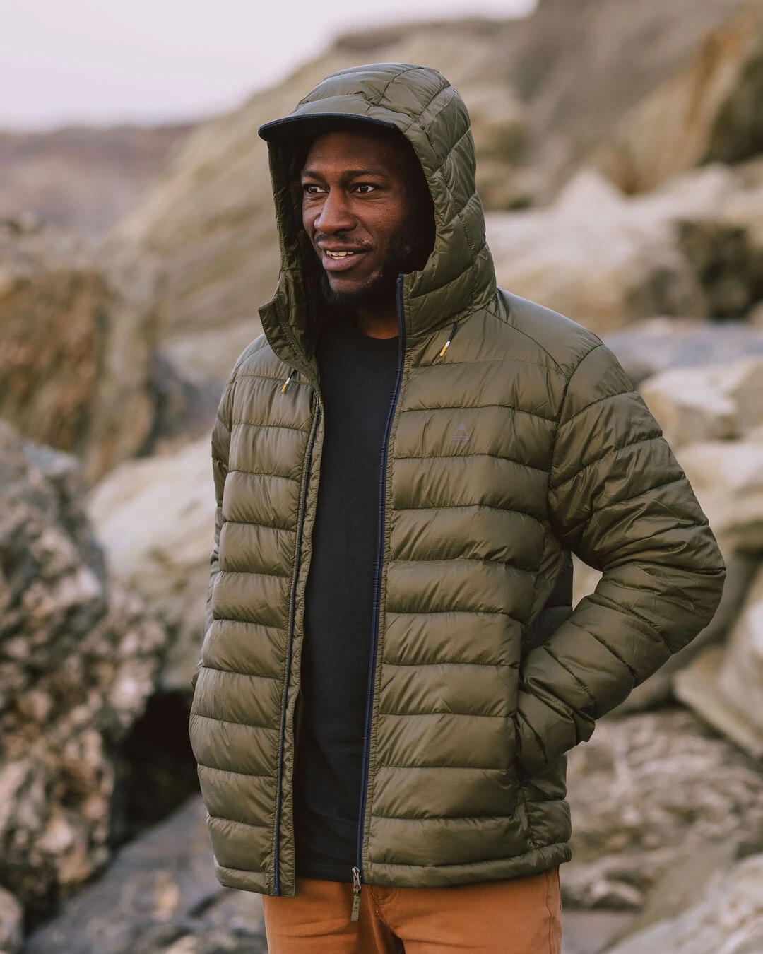 Roamer Recycled Insulated Jacket - Khaki 4 Roamer Recycled Insulated Jacket - Khaki - Image 2