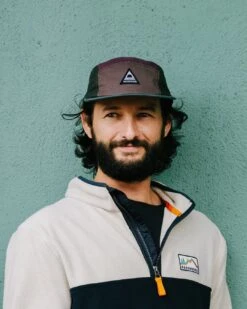 Fixie Recycled 5 Panel Cap - Grape Multi -Passenger Clothing Store FixieRecycledCotton5PanelCap GrapeMulti 4 5Ratio 3